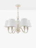 Laura Ashley Ellis 5 Arm Ceiling Light - Polished Metal