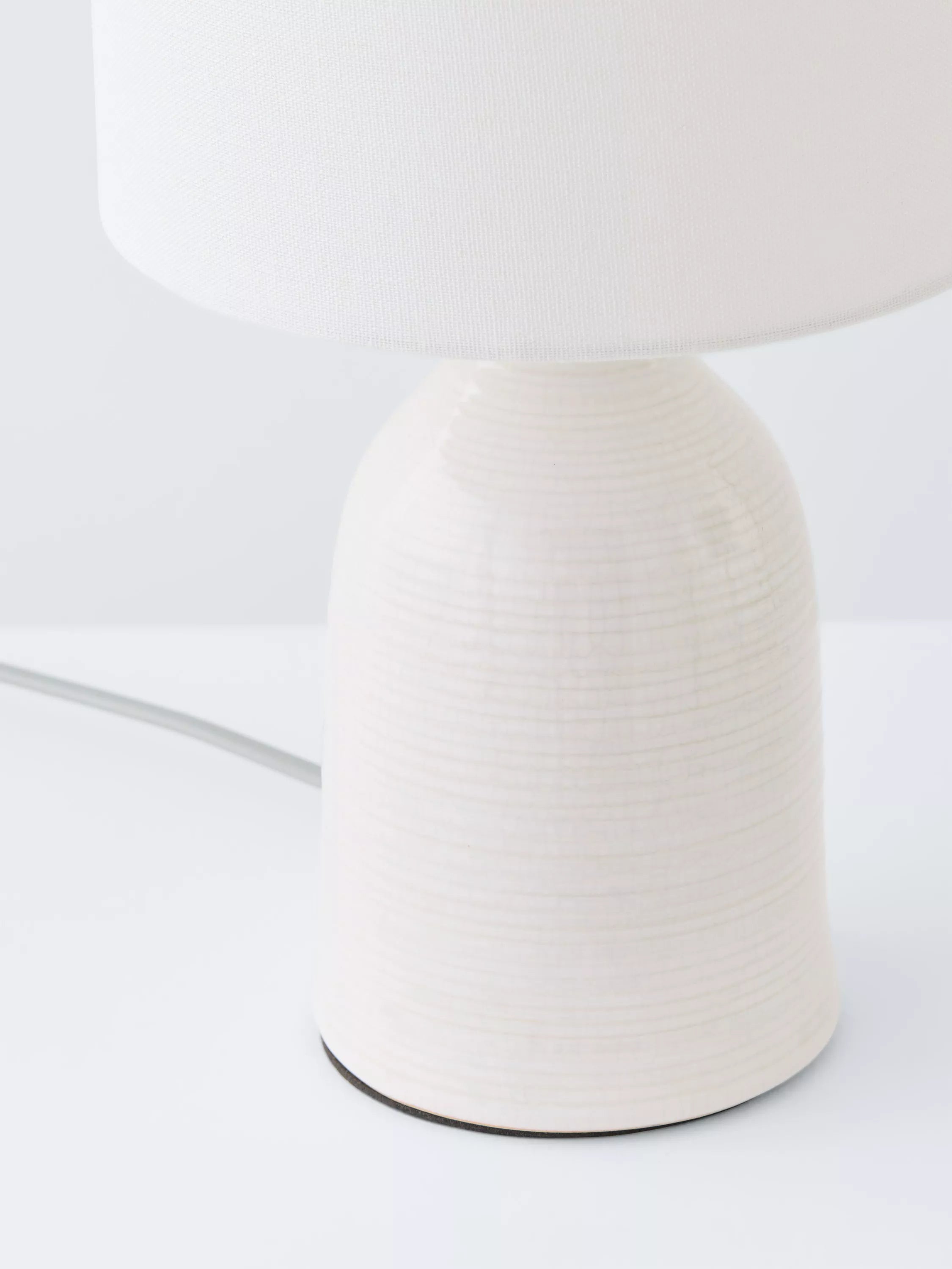 Laura Ashley Penny ceramic table lamps cream set of 2 (British brand)