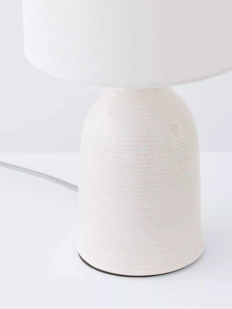 Laura Ashley Penny ceramic table lamps cream set of 2 (British brand)