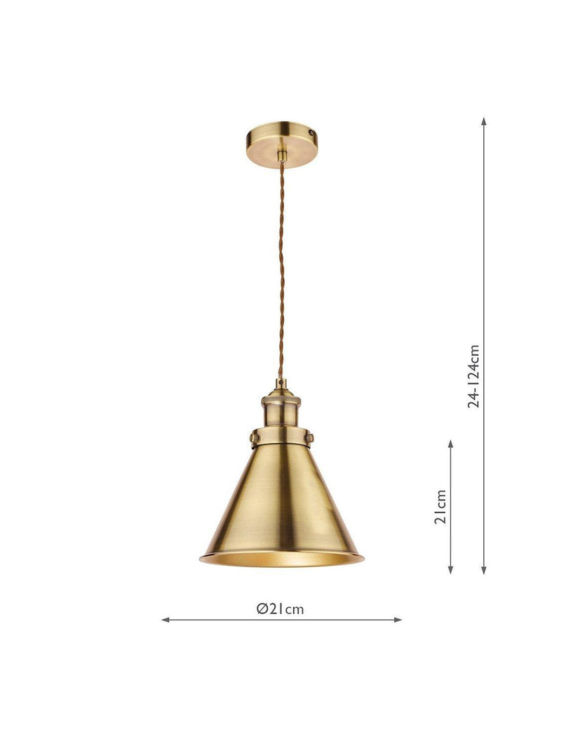 Laura Ashley Rufus ceiling light antique finish, UK version
