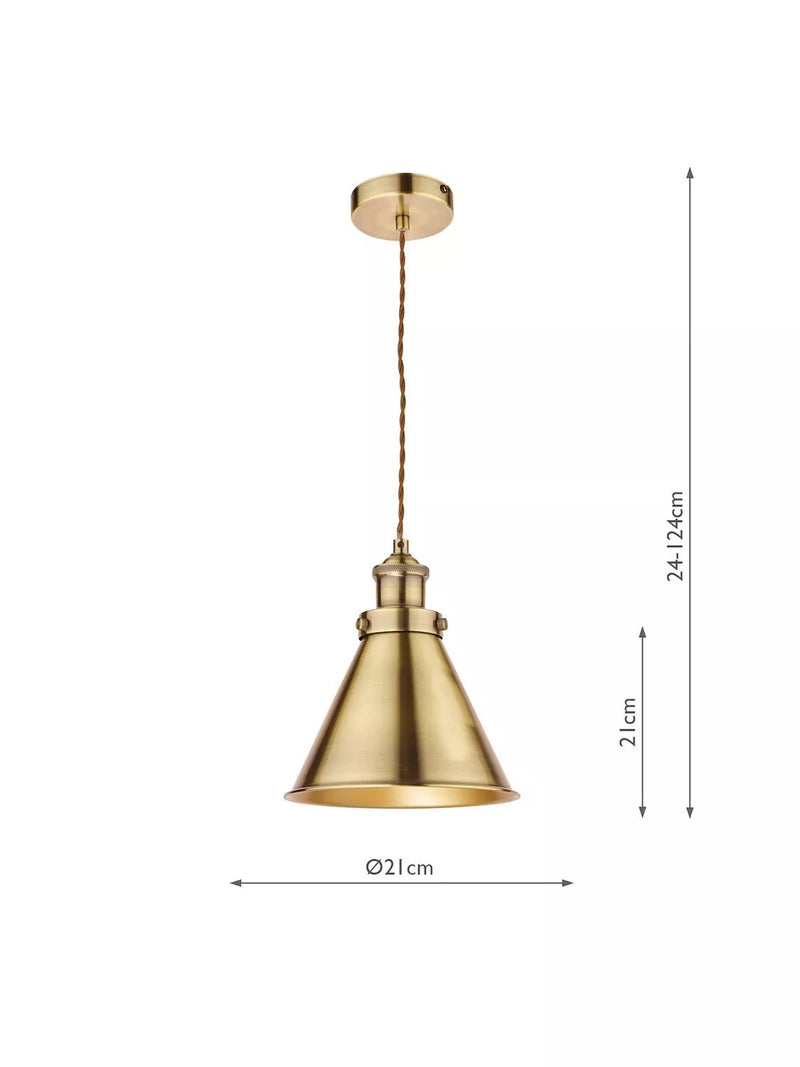 Laura Ashley Rufus ceiling light antique finish, UK version