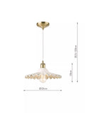 Laura Ashley Beca ceramic ceiling light large (British brand)