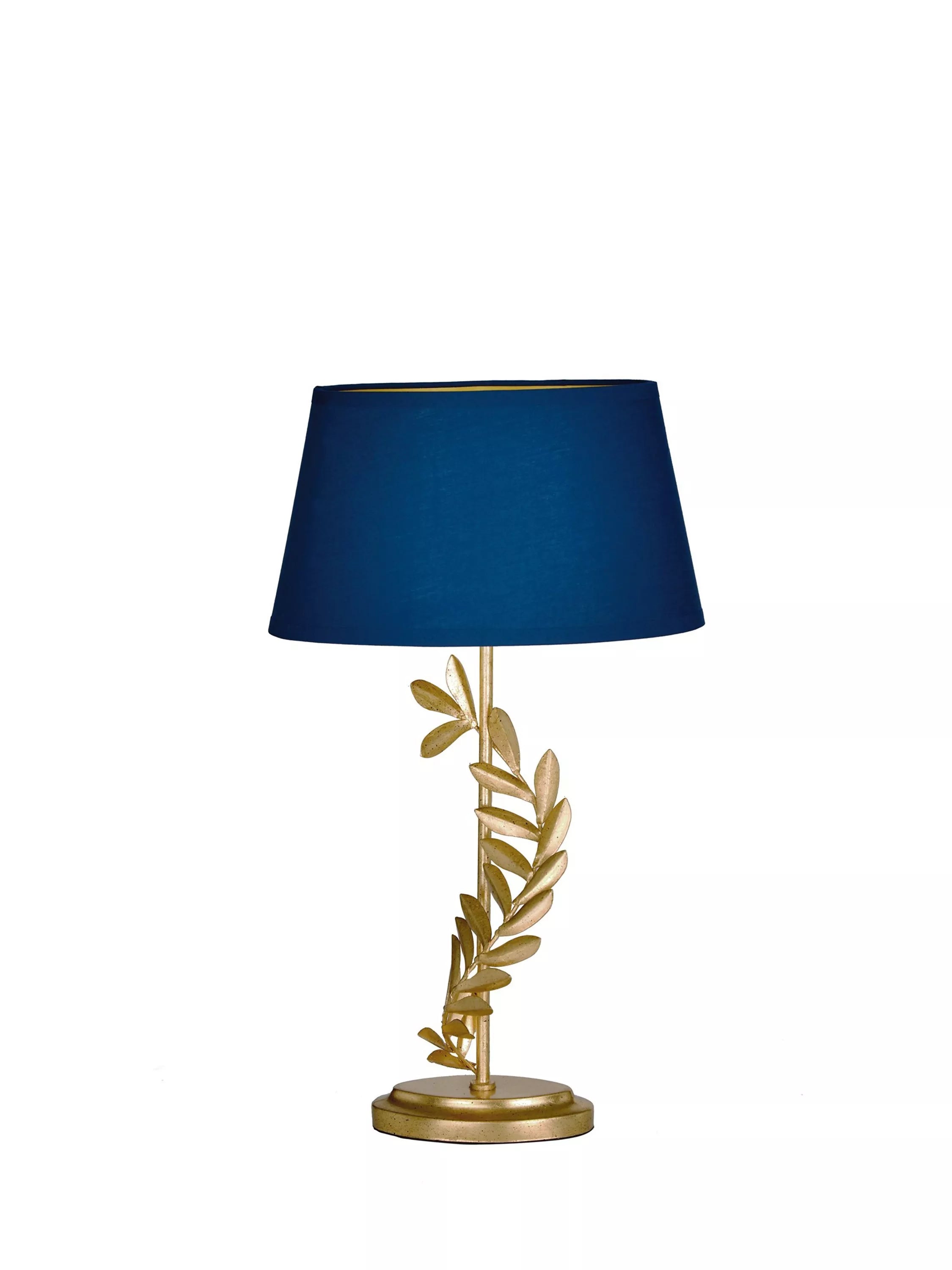 Laura Ashley leaf table lamp gold, UK version