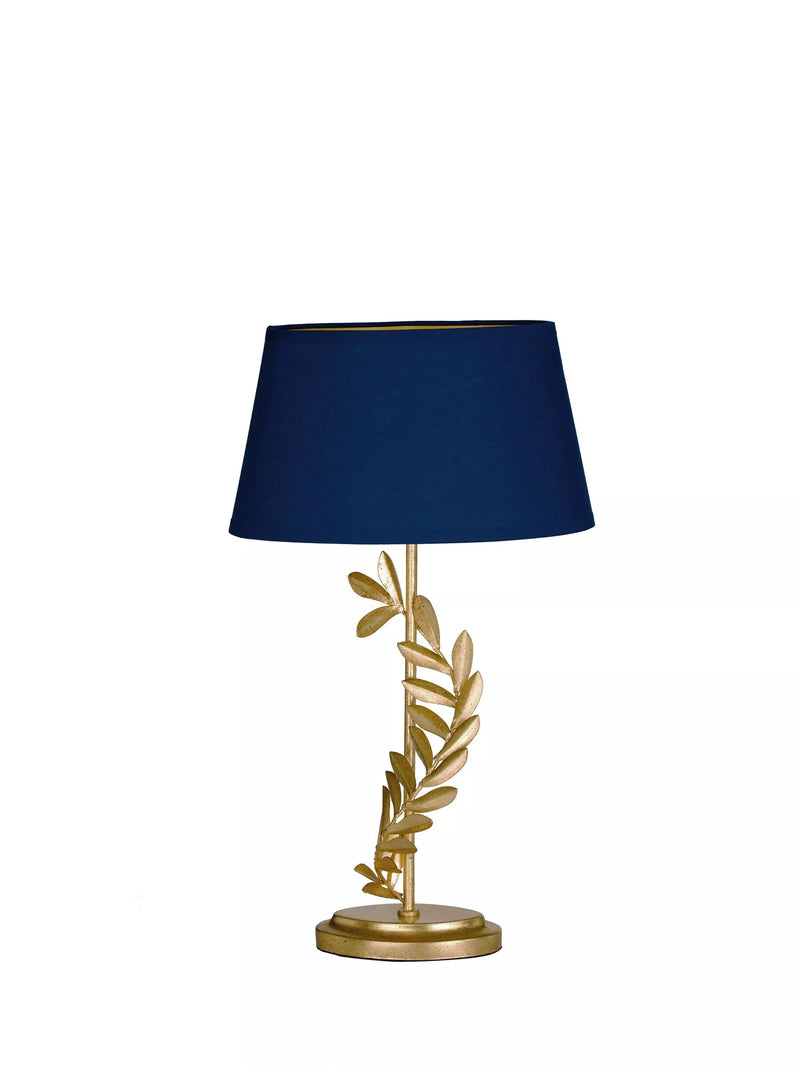 Laura Ashley leaf table lamp gold, UK version
