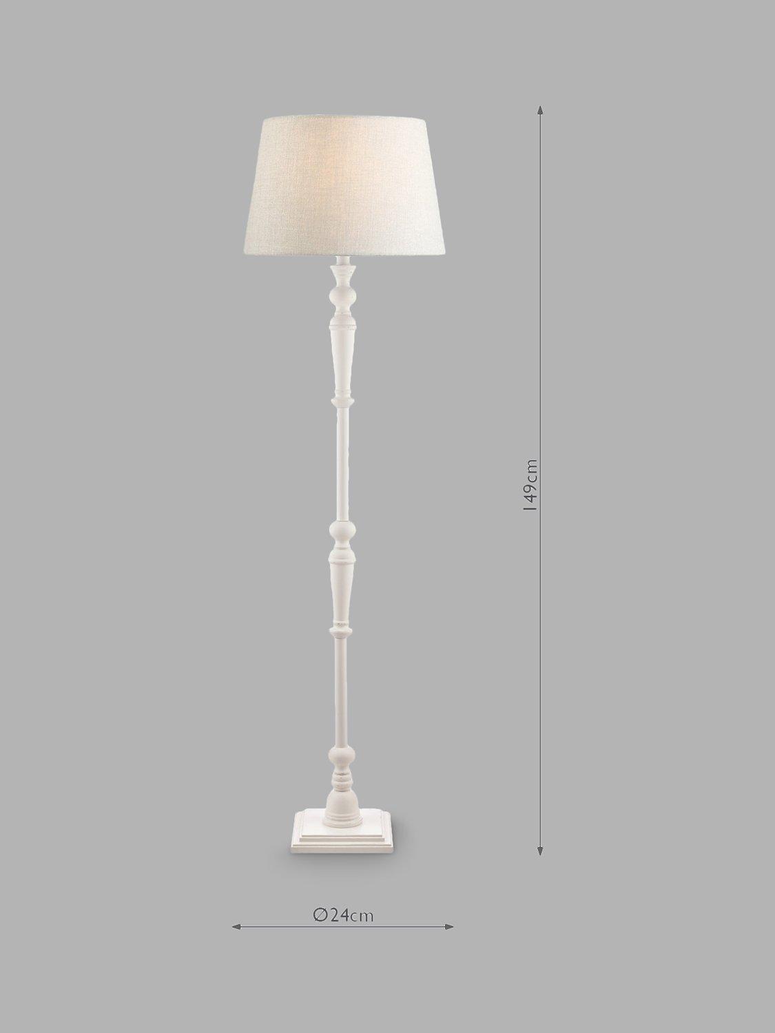Laura Ashley floor lamp base Matt White, imported from the UK