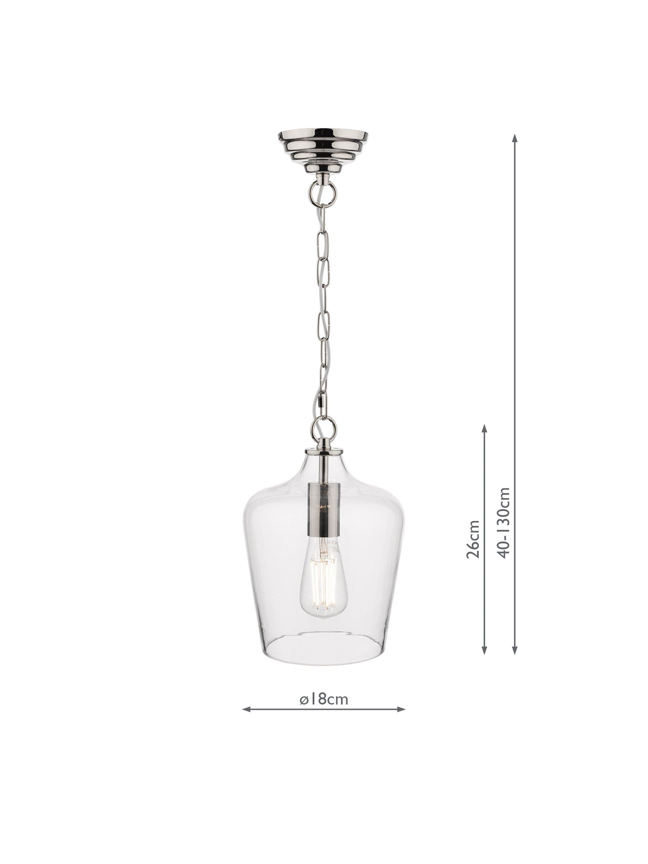 Laura Ashley Ockley glass ceiling light (British brand)