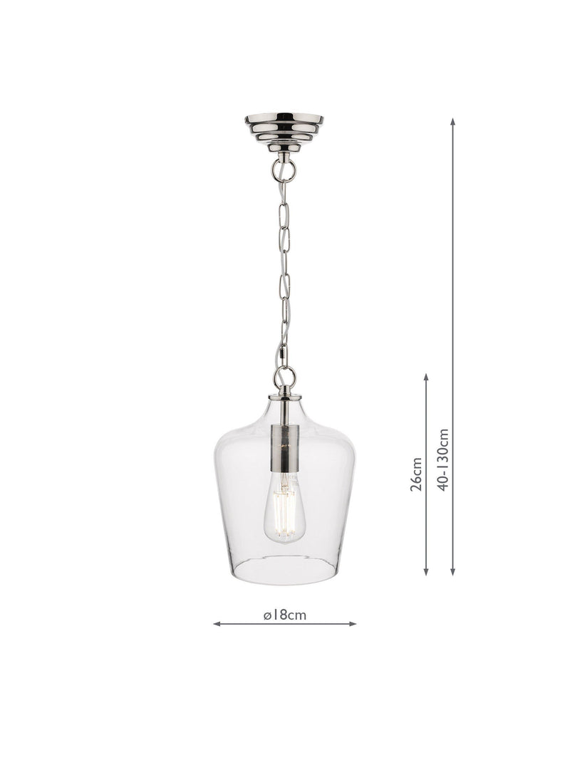 Laura Ashley Ockley glass ceiling light (British brand)
