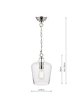 Laura Ashley Ockley glass ceiling light (British brand)