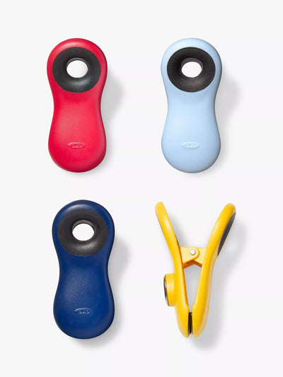 John Lewis OXO Magnetic Food Bag Clips Pack of 4 Assorted- Buy online at McGrocer