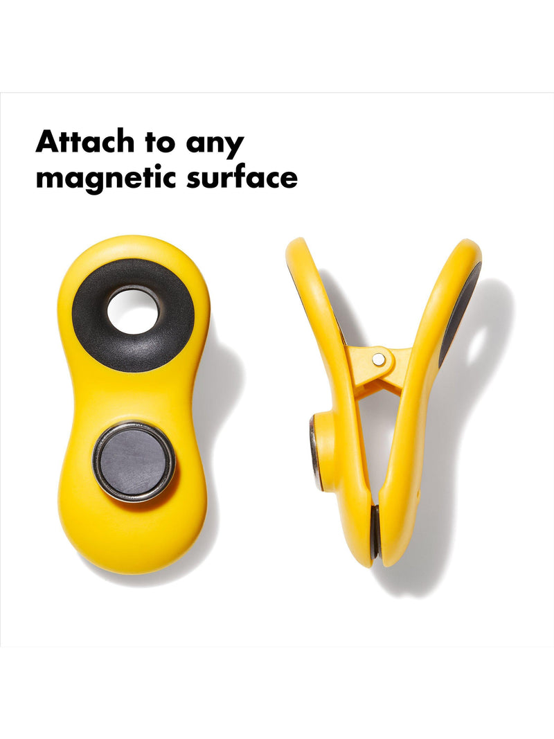 OXO magnetic food bag clips pack of 4 assorted - British product