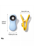OXO magnetic food bag clips pack of 4 assorted - British product