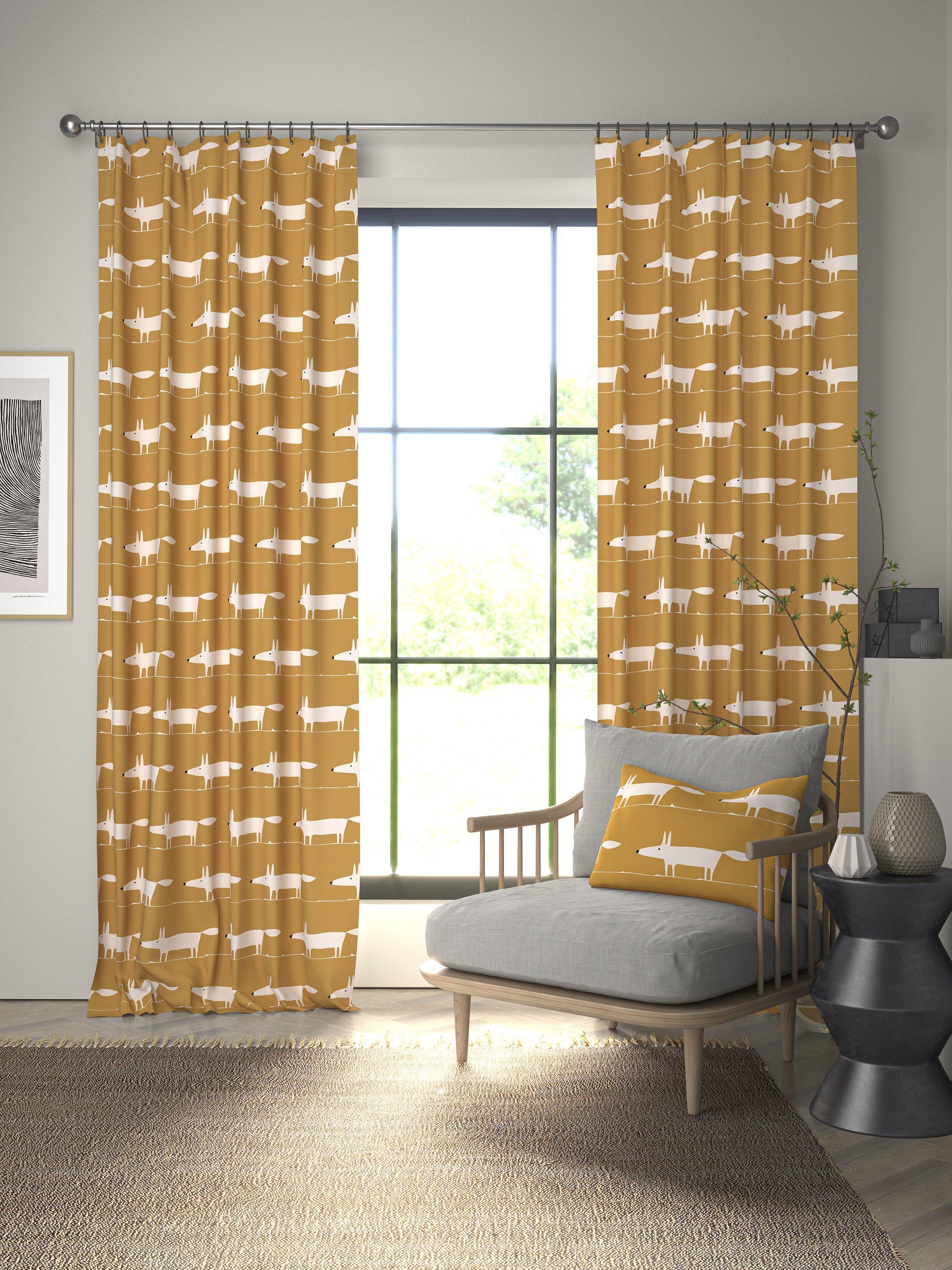 Scion Midi Fox furnishing fabric in 100% cotton, UK version