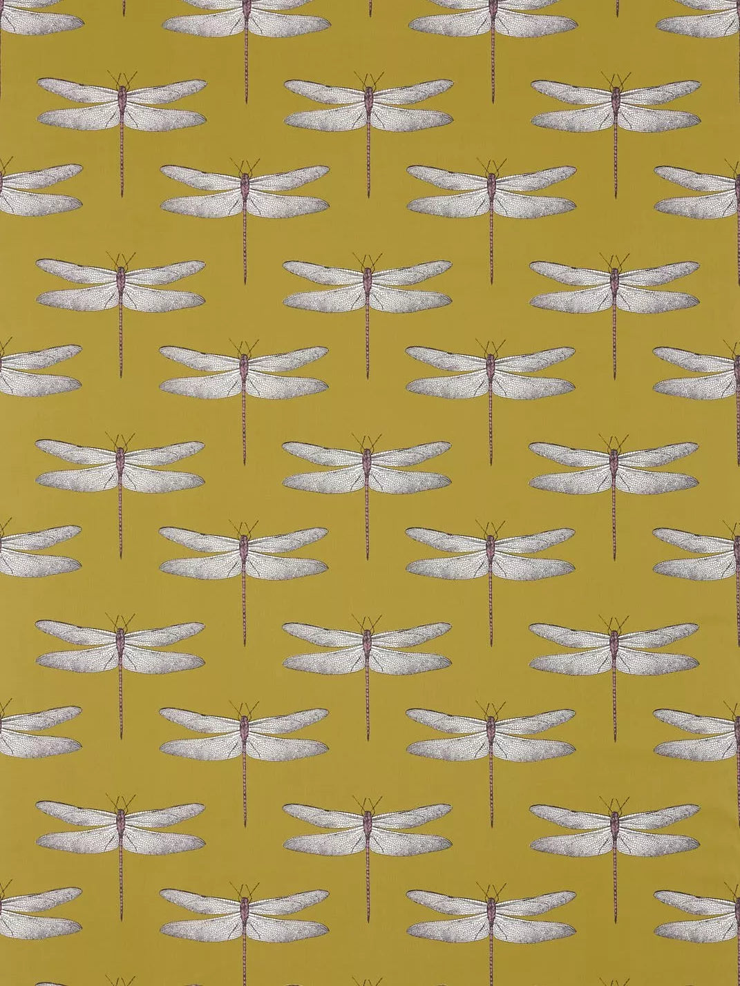 Harlequin Demoiselle furnishing fabric dragonfly motif 137cm - (British brand)