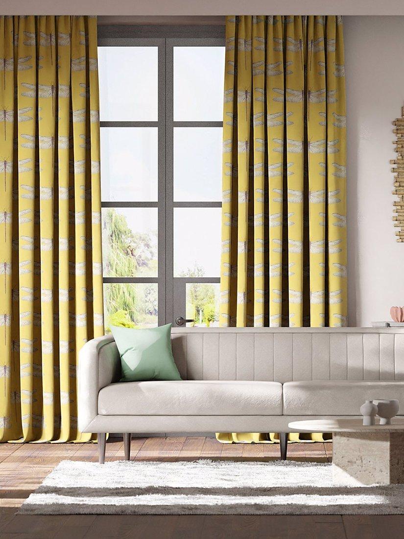 Harlequin Demoiselle furnishing fabric dragonfly motif 137cm - (British brand)