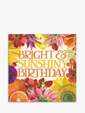 Bright Birthday Greetings Card with White Envelope, FSC Certified and Recyclable