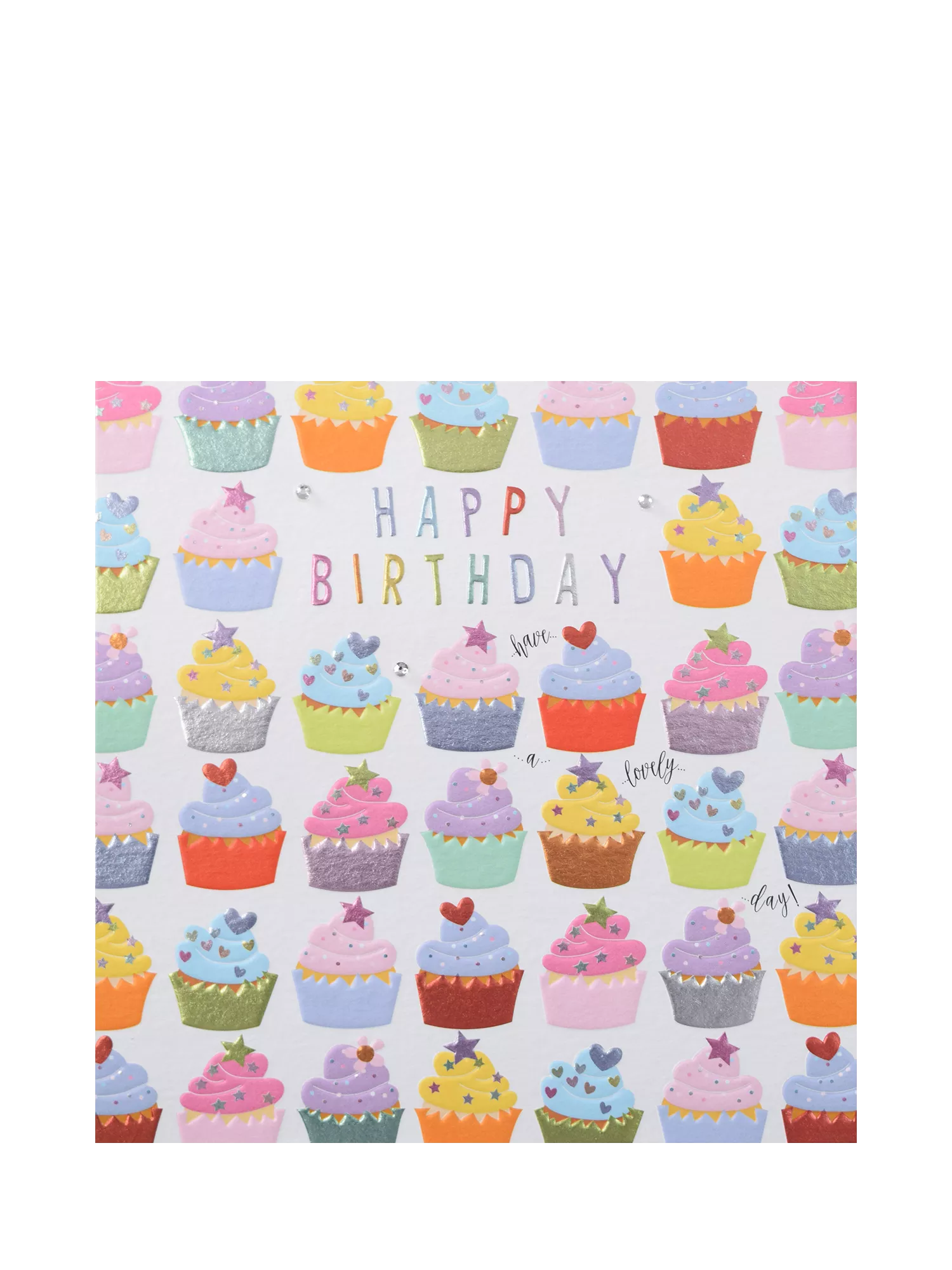 Wendy Jones Blackett cupcakes birthday card, imported from the UK