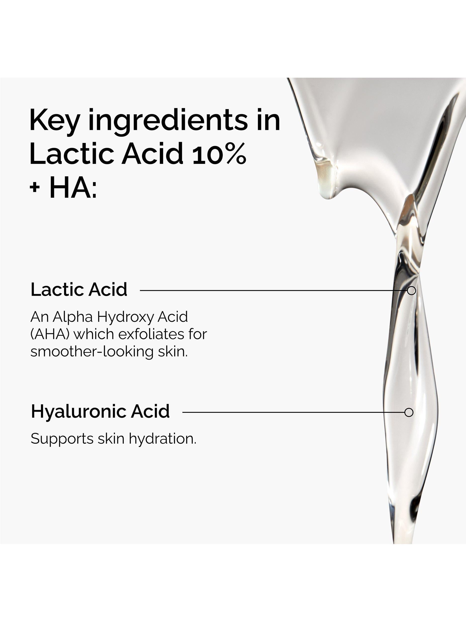 The Ordinary Lactic Acid 10% + HA 2% serum 30ml - British product
