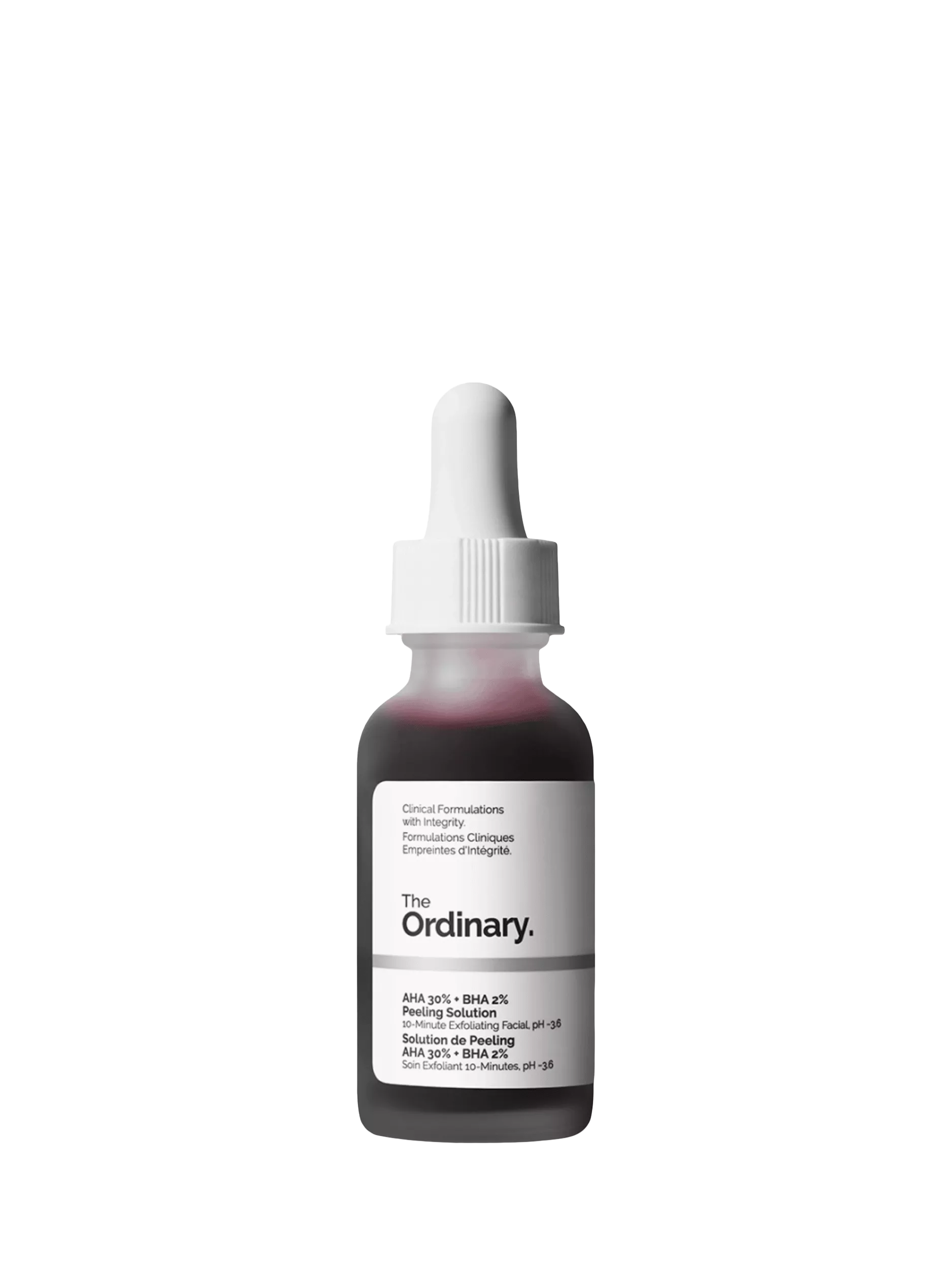 The Ordinary AHA 30% + BHA 2% peeling solution (British brand)