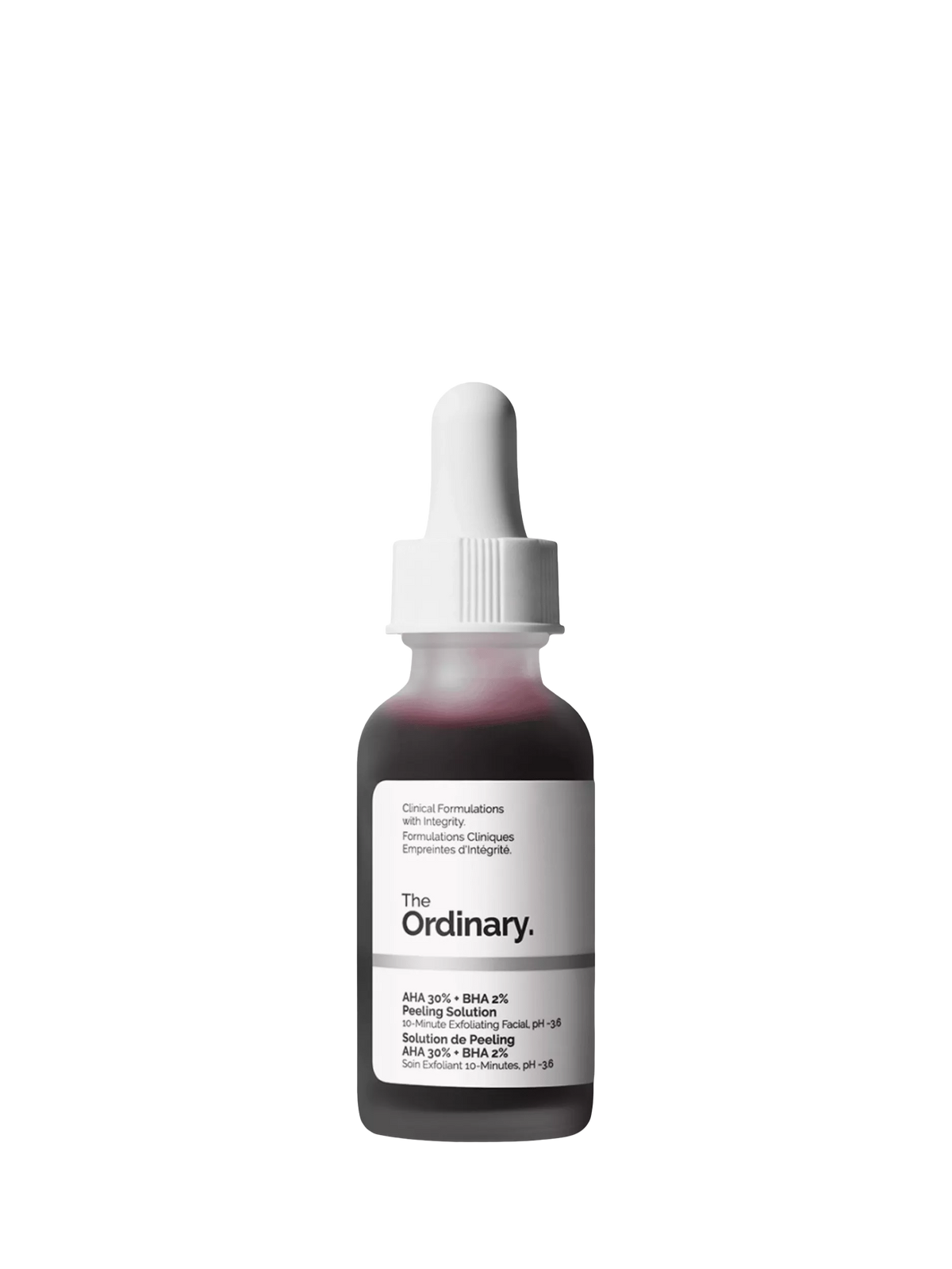 The Ordinary AHA 30% + BHA 2% peeling solution (British brand)