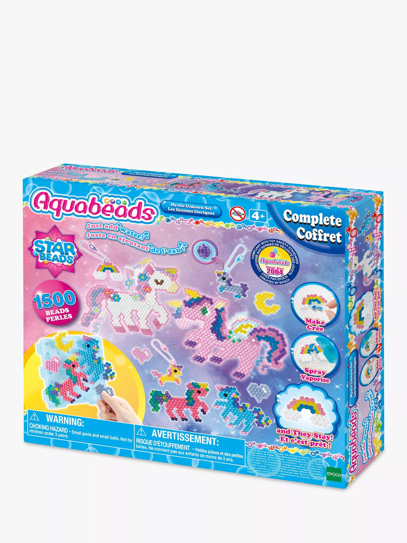 Aquabeads Mystic Unicorn craft set 1500 beads UK version