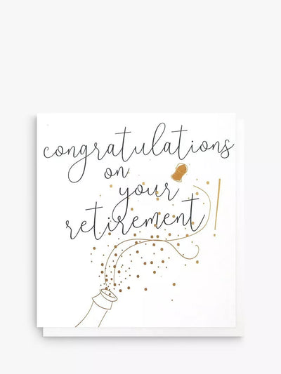 John Lewis Caroline Gardner Congratulations Retirement Card- Buy online at McGrocer