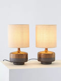 John Lewis Delaney ceramic table lamp bronze glaze, imported from the UK