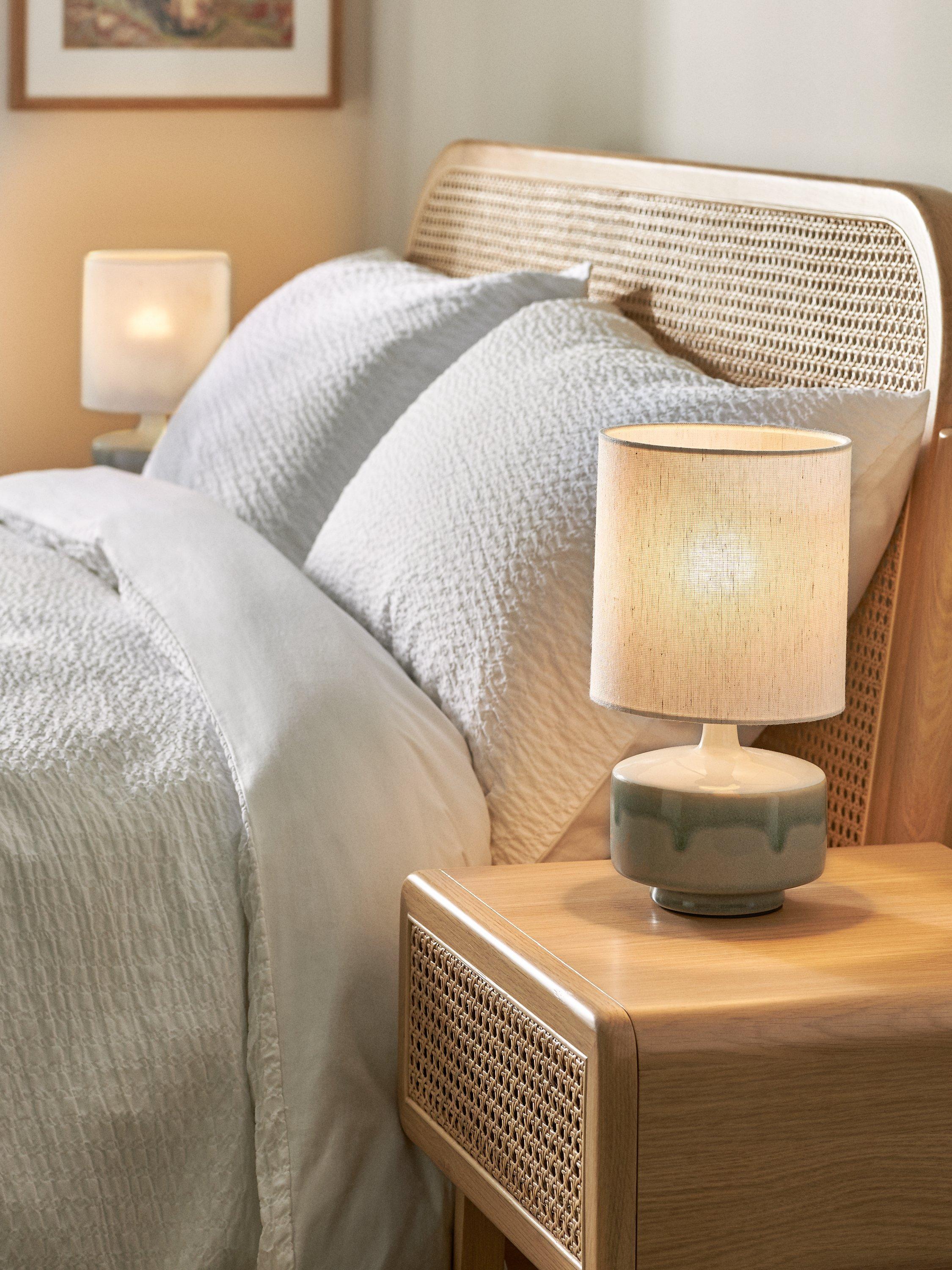 John Lewis Delaney table lamp set of 2 light green (British brand)
