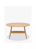 ercol Shalstone oak coffee table 80cm with shelf (British brand)
