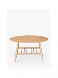 ercol Shalstone oak coffee table 80cm with shelf (British brand)