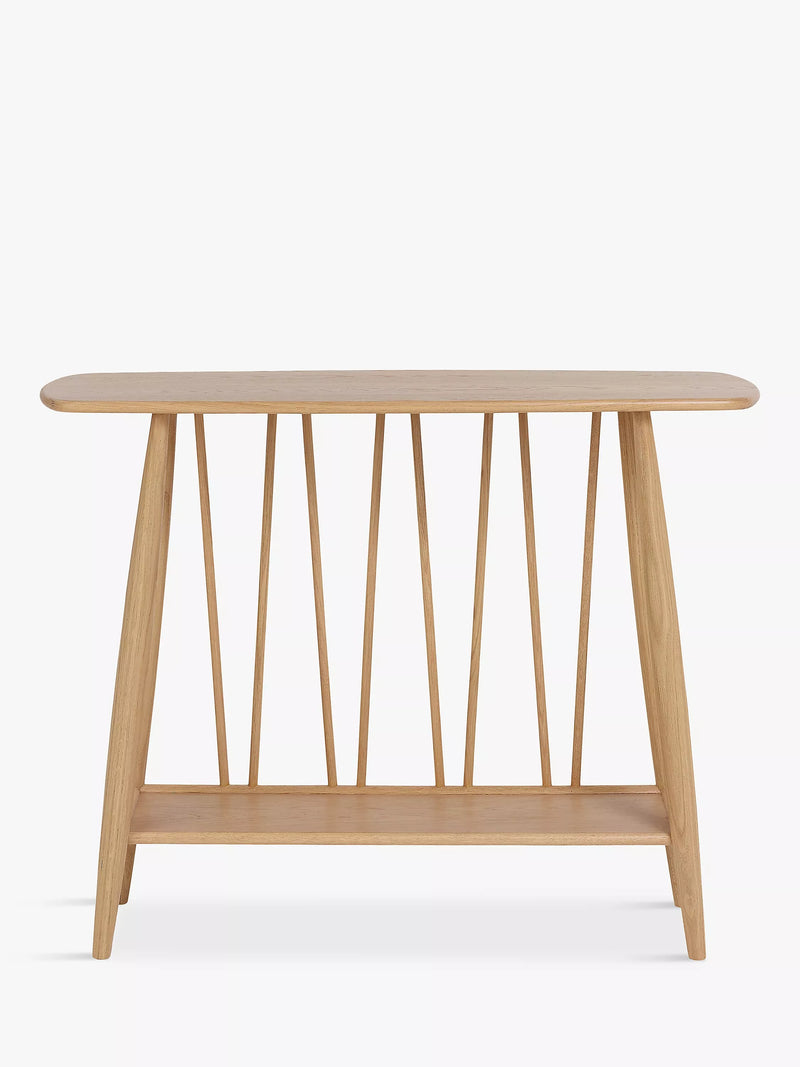 ercol Shalstone console table in oak, UK version