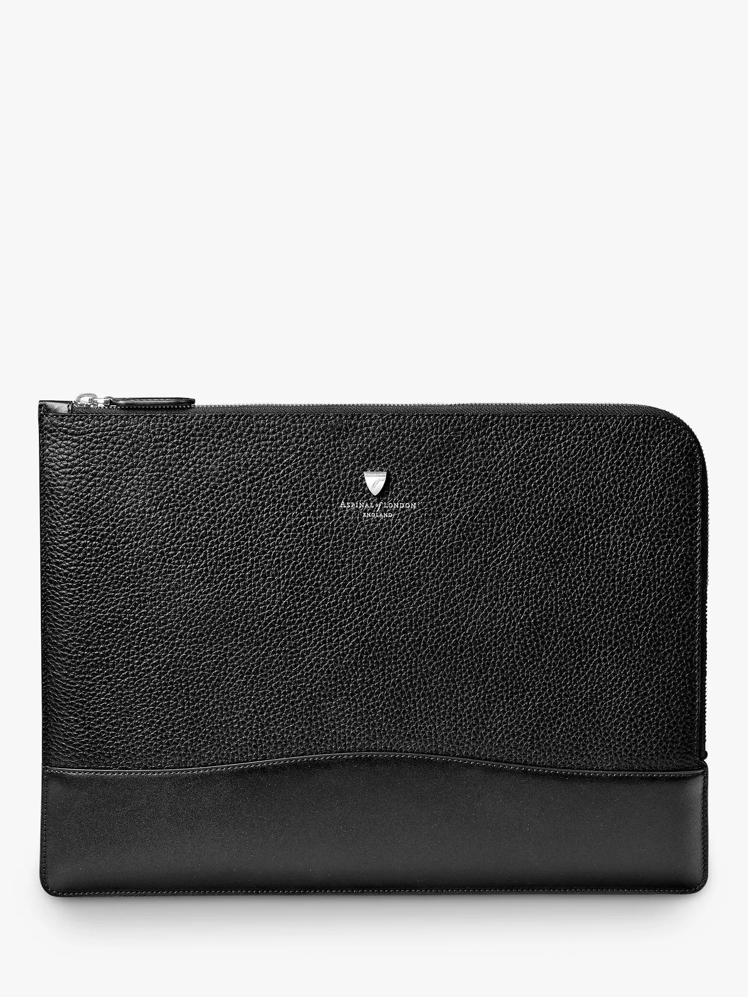 Aspinal of London City Pebble leather laptop folio, UK version
