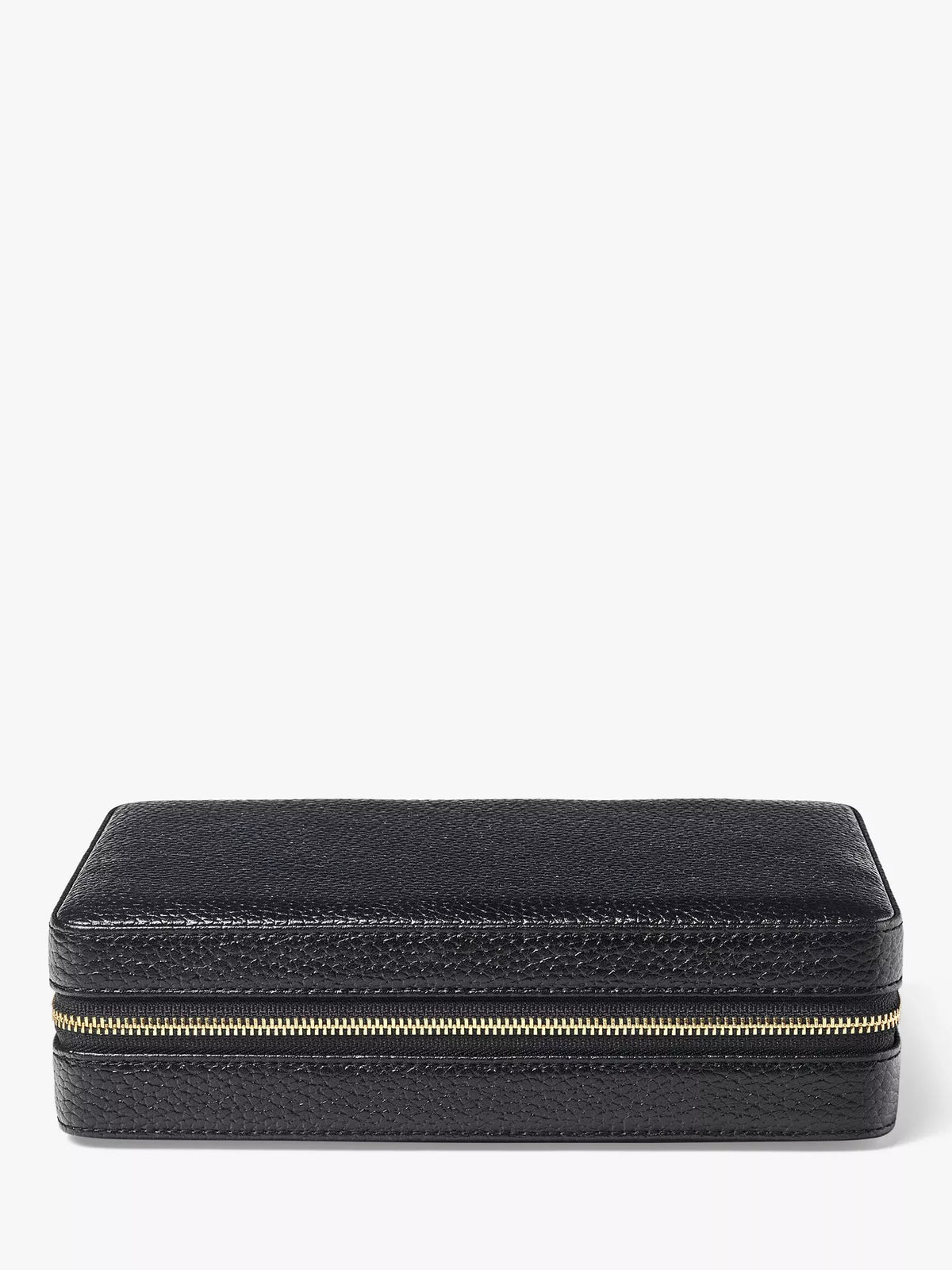 Aspinal of London large pebble leather jewellery case (British brand)