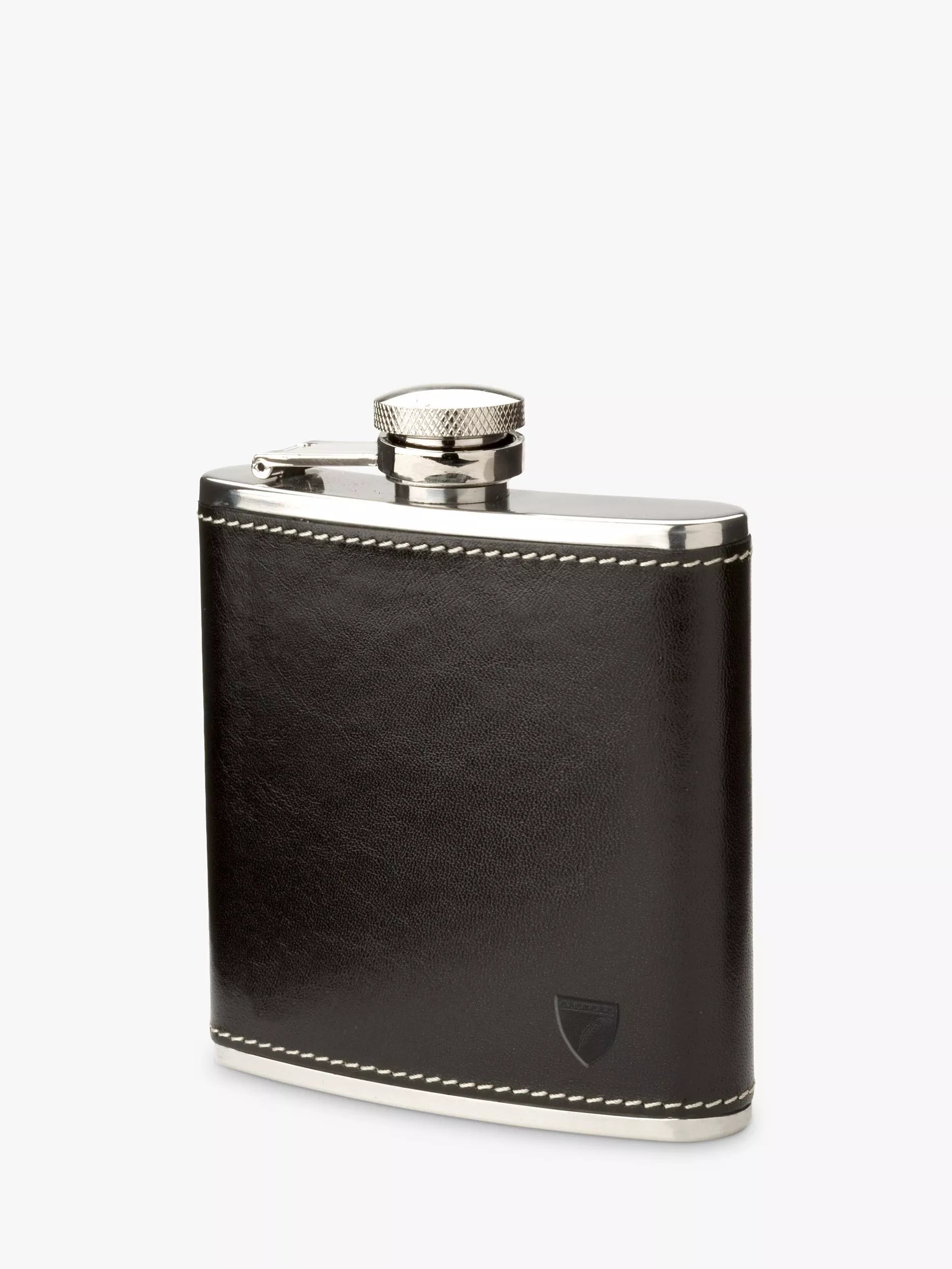 Aspinal of London leather hip flask 5oz (British brand)