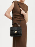 Aspinal of London Mayfair croc effect leather cross body bag, UK version