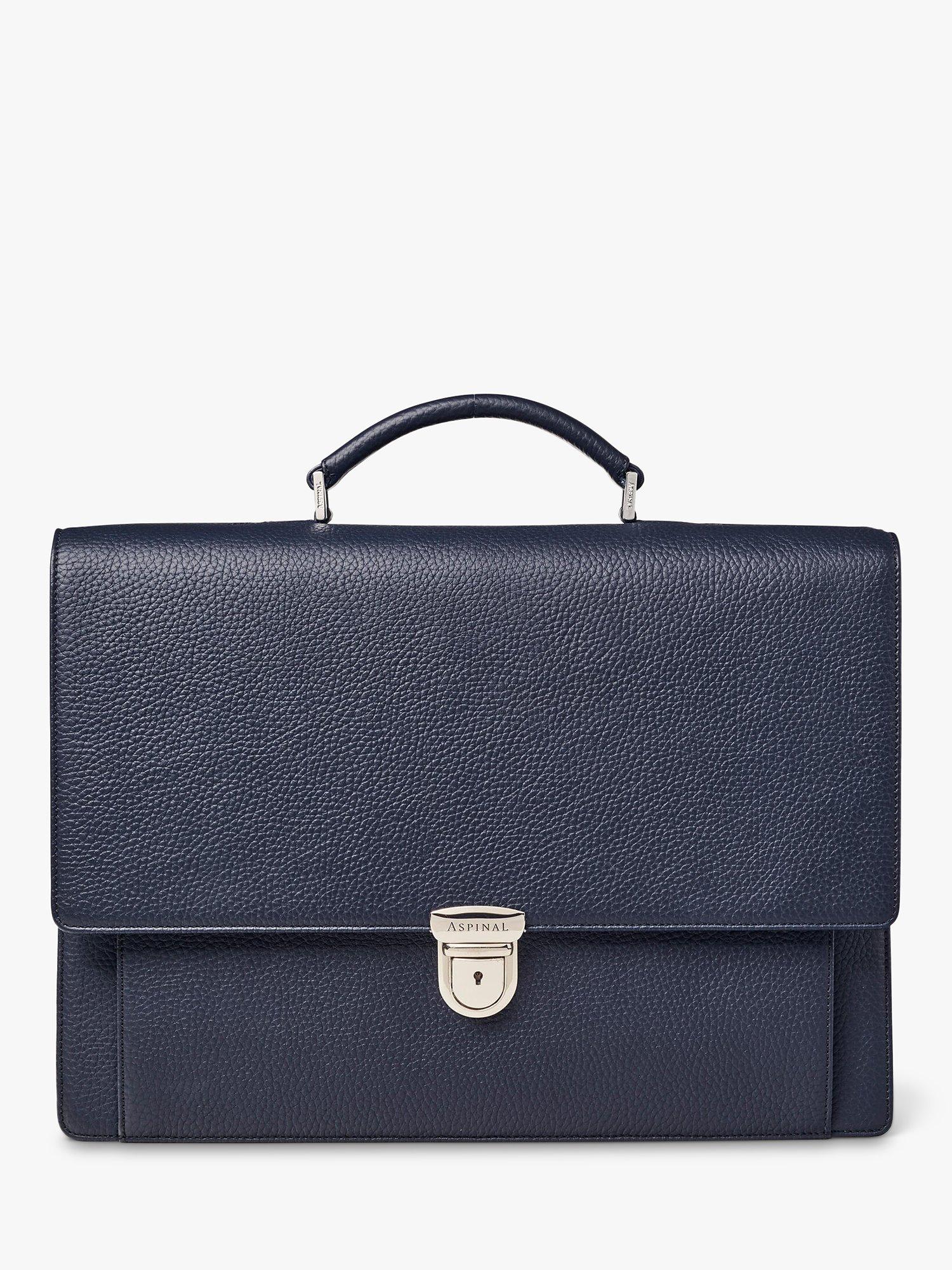 Aspinal of London leather laptop briefcase (British brand)