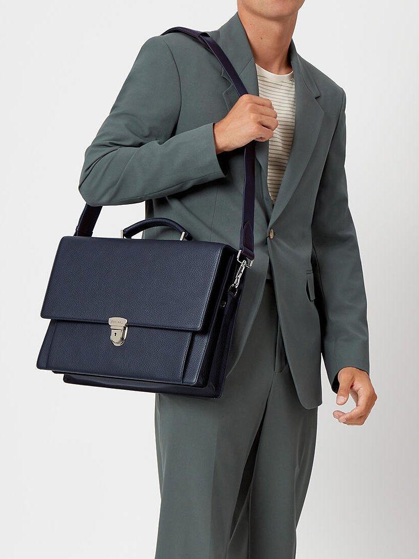 Aspinal of London leather laptop briefcase (British brand)