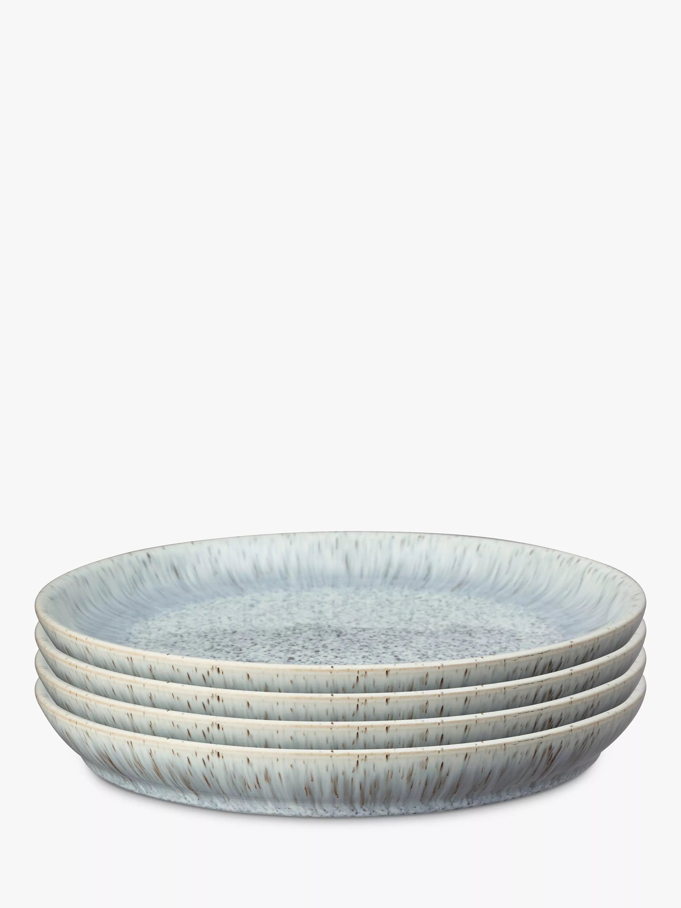 Denby Halo Speckle dinner plates 26cm, UK version