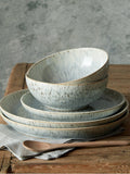 Denby Halo Speckle dinner plates 26cm, UK version