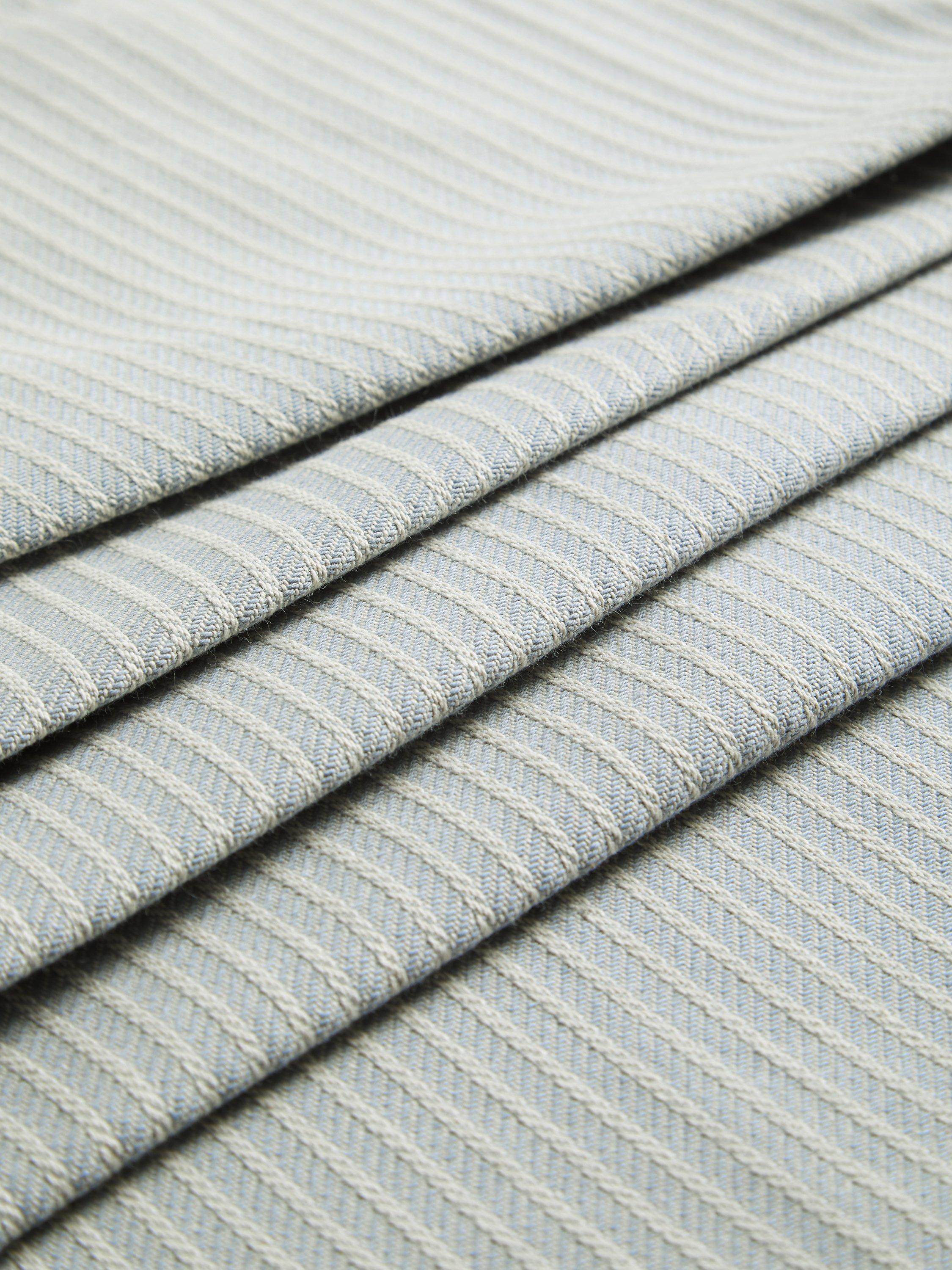John Lewis cotton herringbone stripe fabric 140cm width, UK version