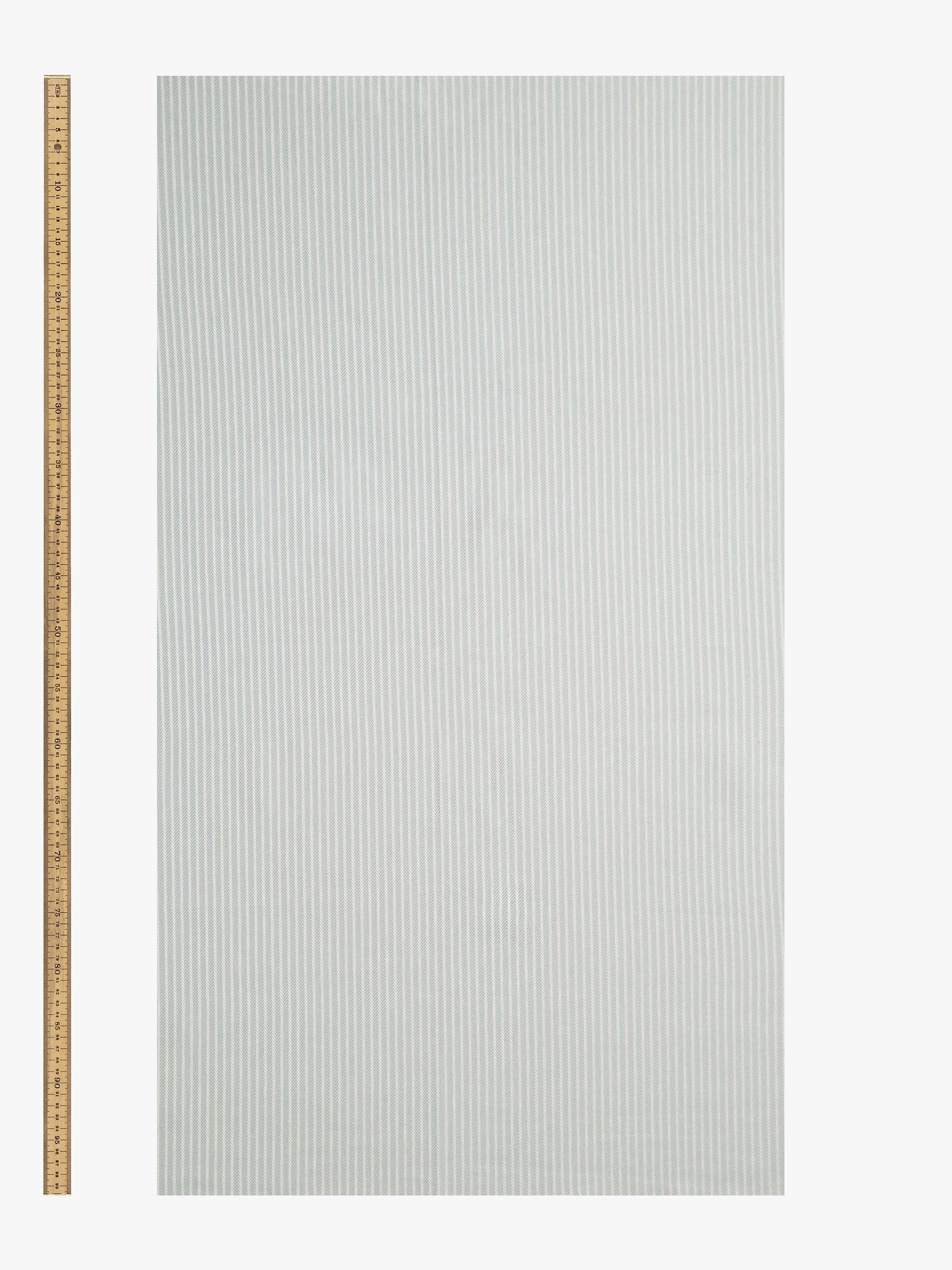 John Lewis cotton herringbone stripe fabric 140cm width, UK version