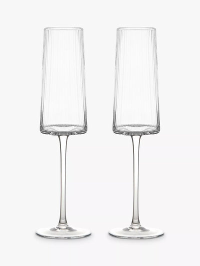 Set de 2 Flûtes à Champagne Claires Empire Anton Studio Designs John Lewis 250ml – Acheter en ligne sur McGrocer