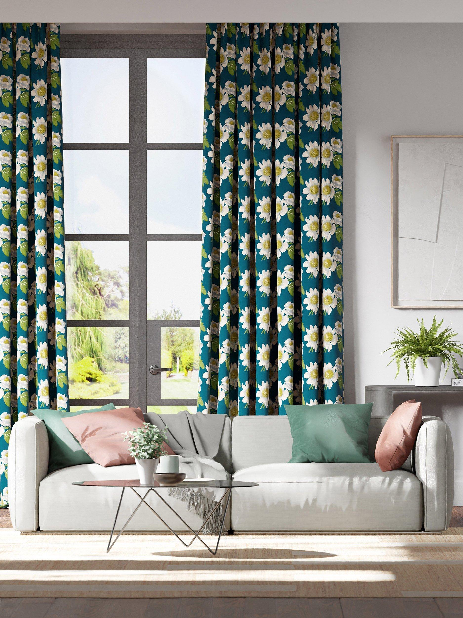 Harlequin Paeonia furnishing fabric with peony pattern, UK version