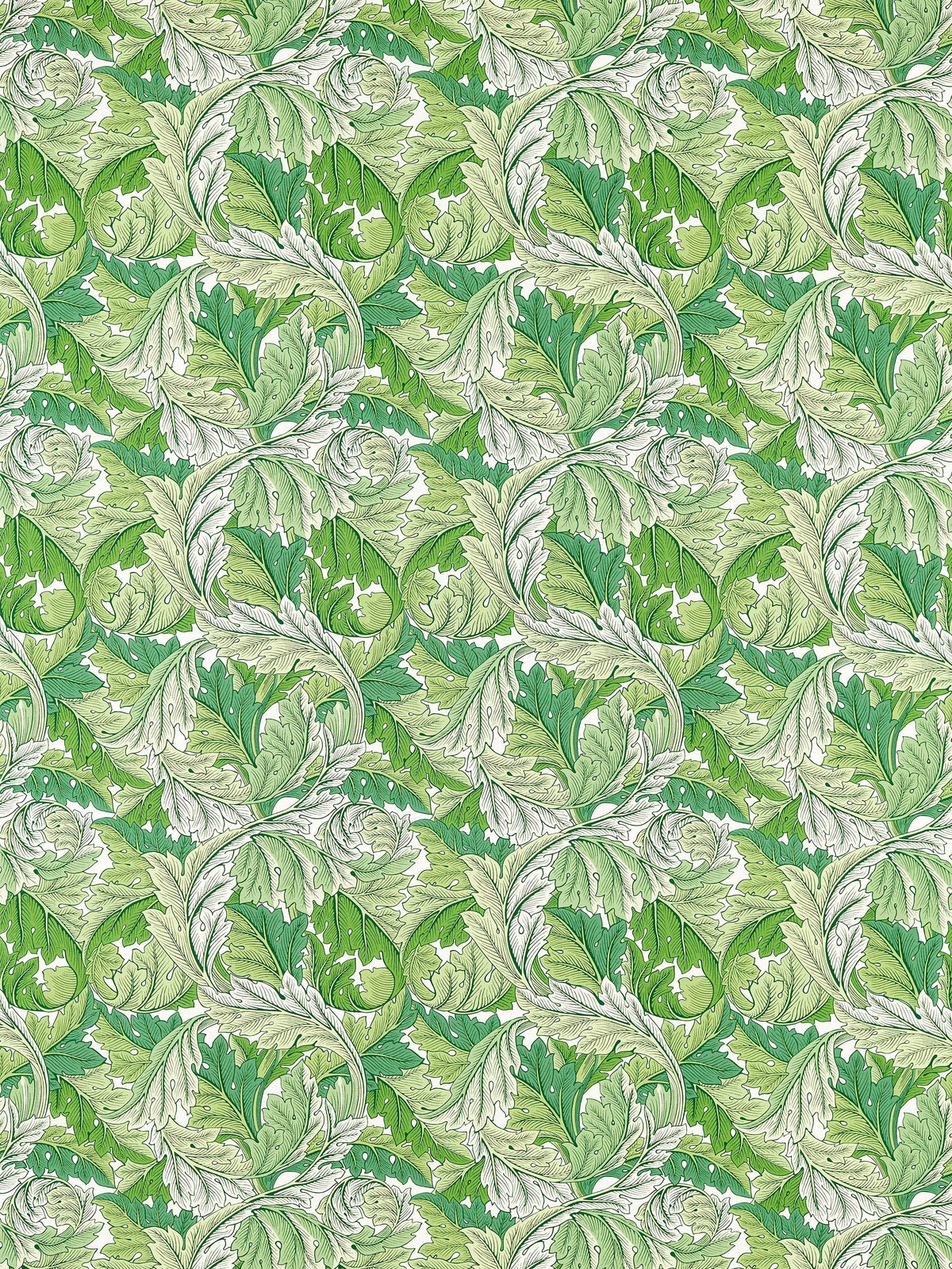 Morris & Co. Acanthus furnishing fabric 140cm - British product