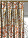 Morris & Co. Willow Boughs curtain fabric russet ochre, UK version