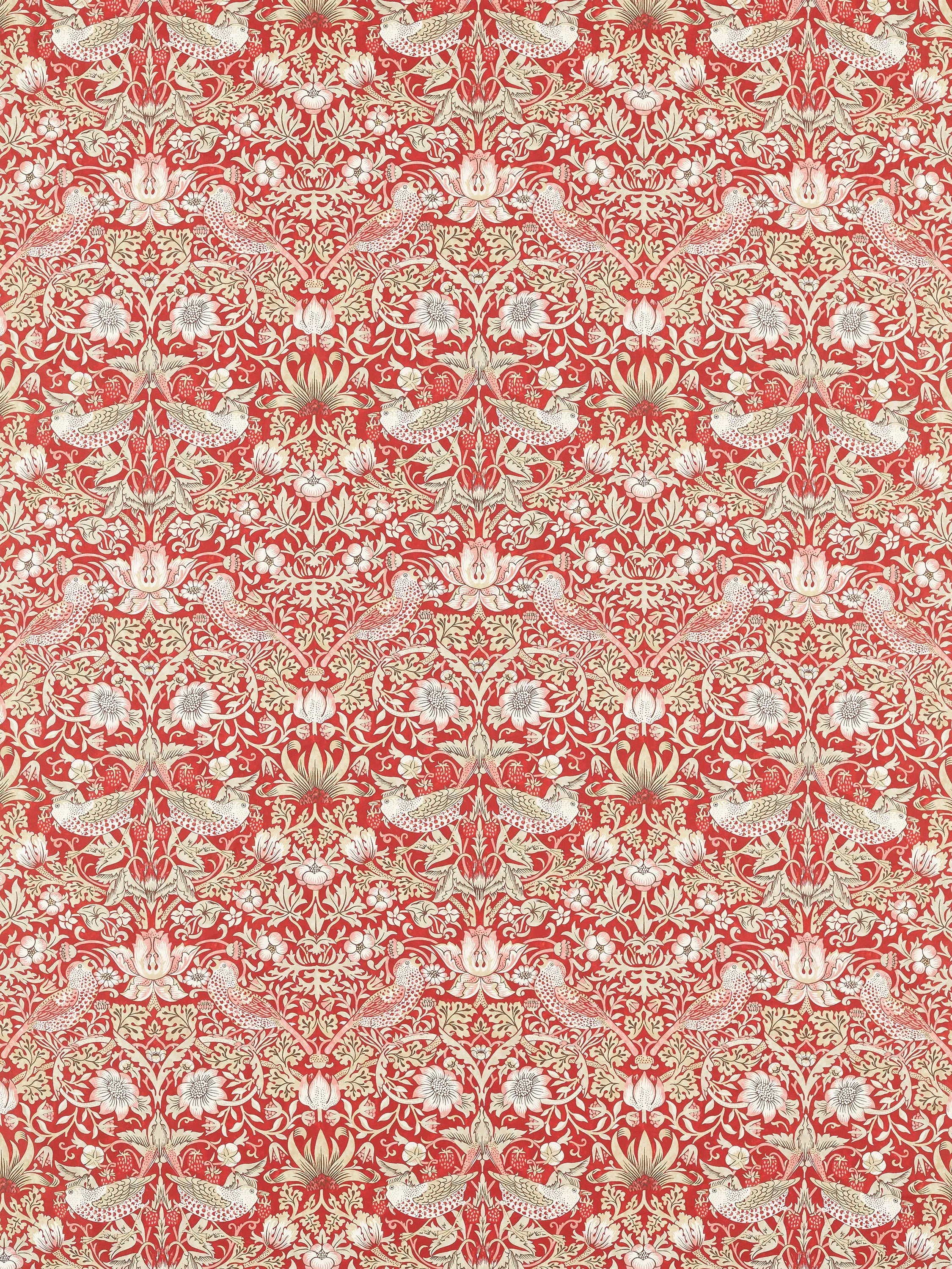 Morris & Co. Strawberry Thief Furnishing Fabric