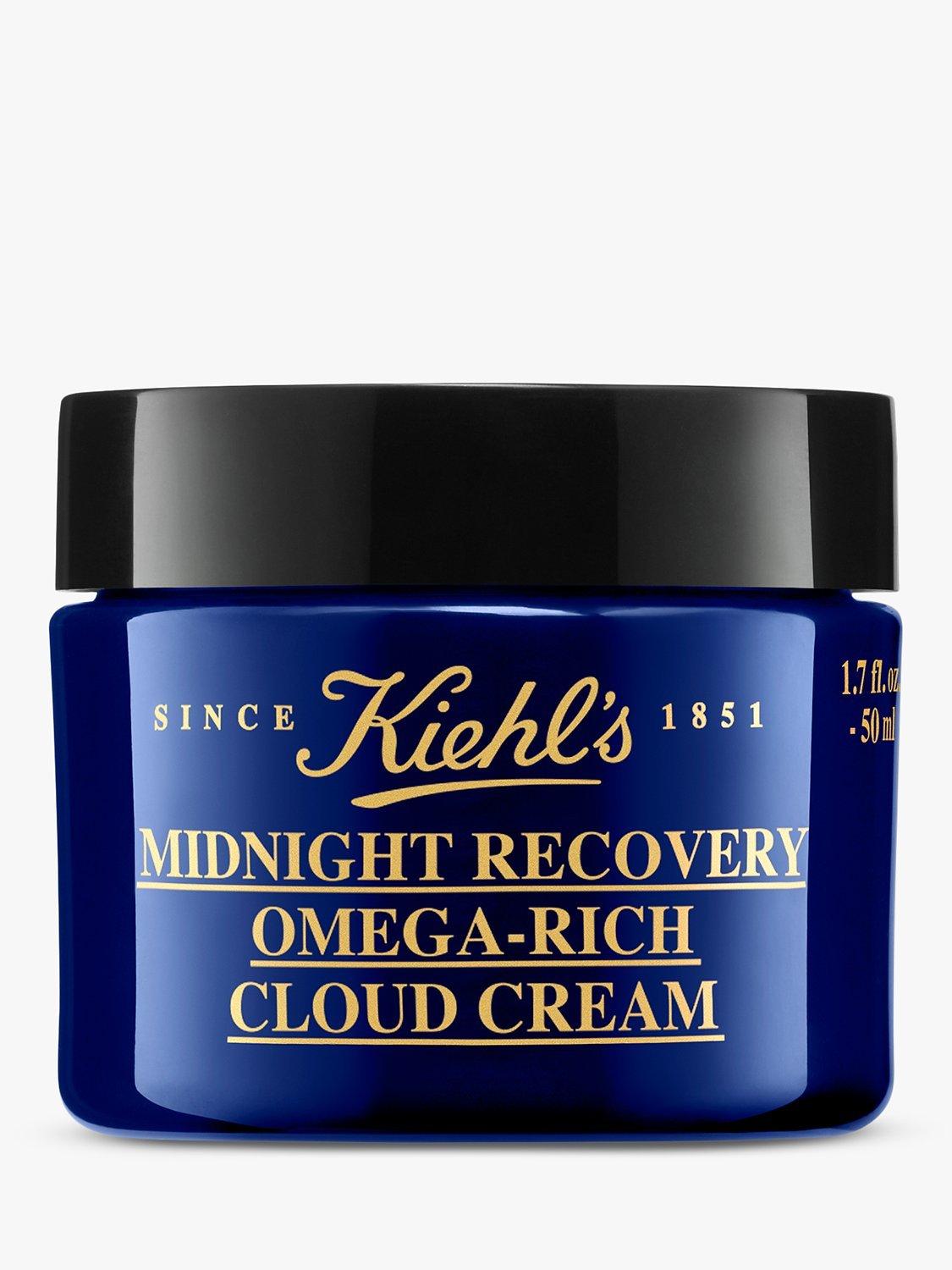 Kiehl's Midnight Recovery Omega Rich Cloud Cream 50ml, imported from the UK