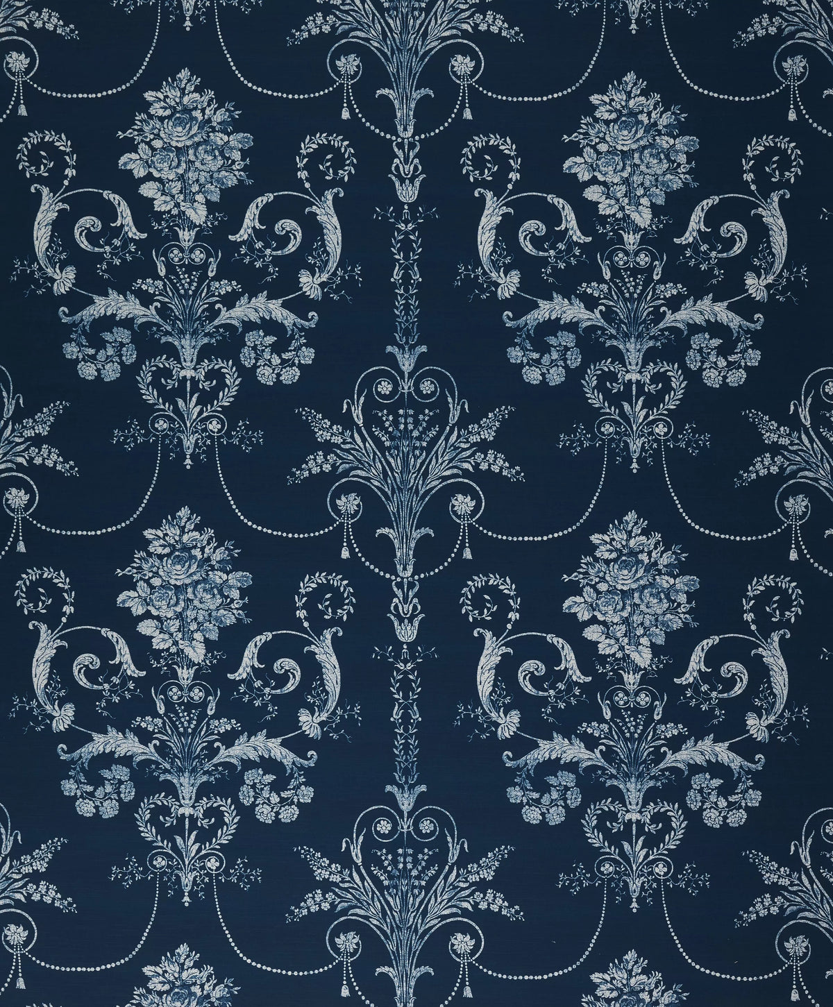 Laura Ashley Josette damask furnishing fabric, 100% cotton (British brand)
