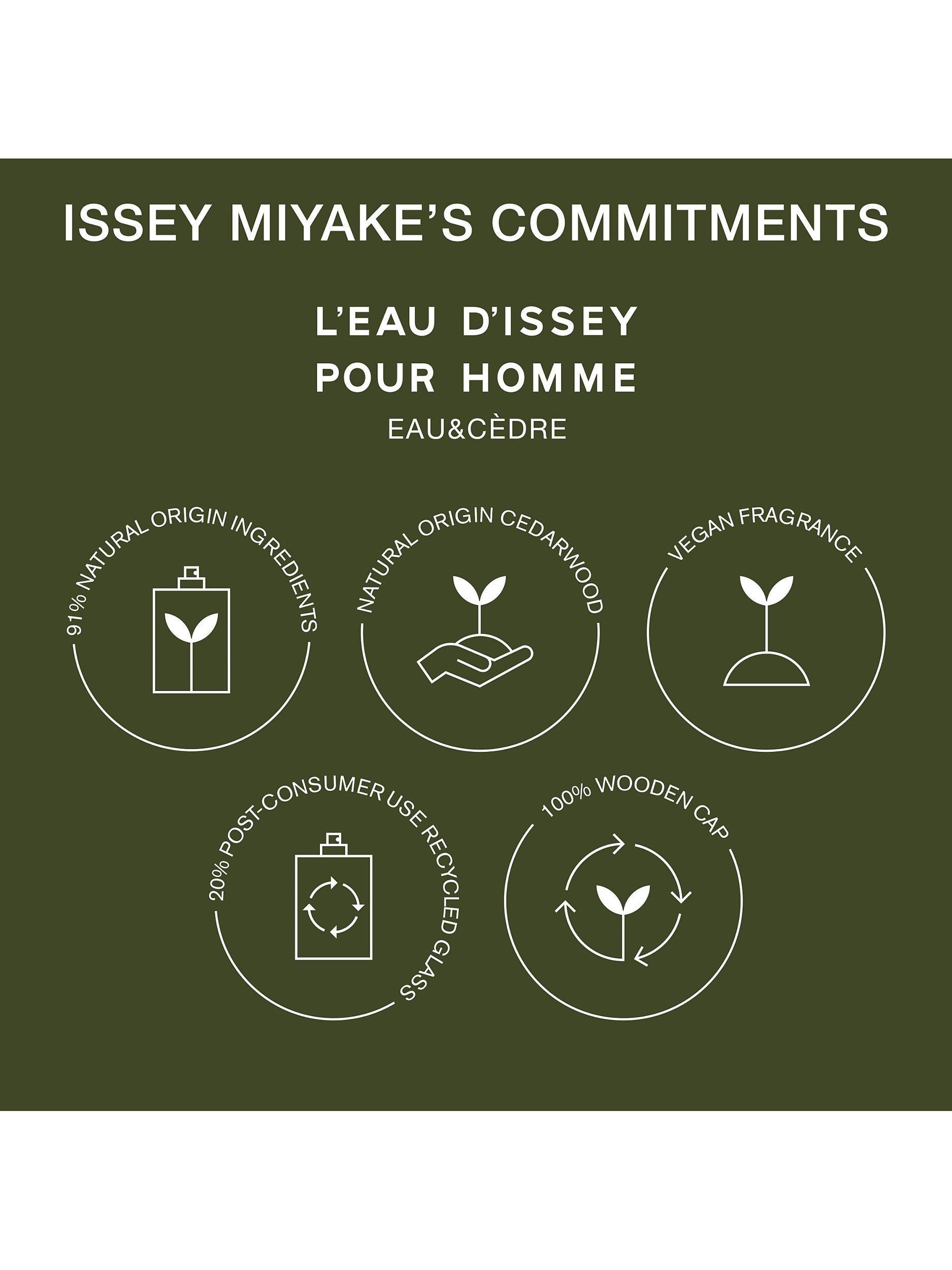 Issey Miyake L'Eau d'Issey Eau & Cedre men's fragrance, UK version