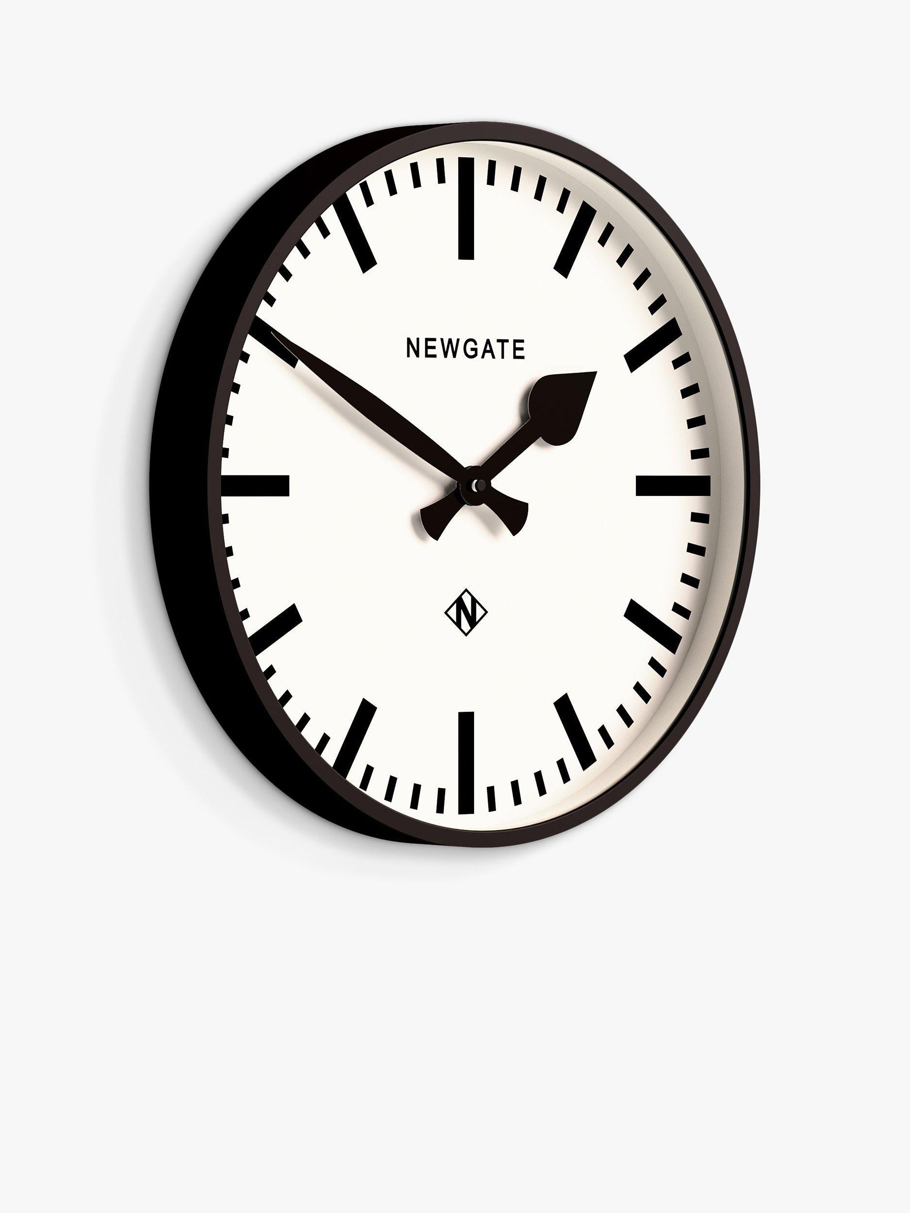 Newgate Clocks Number Three Railway Wall Clock 37cm, imported from the UK