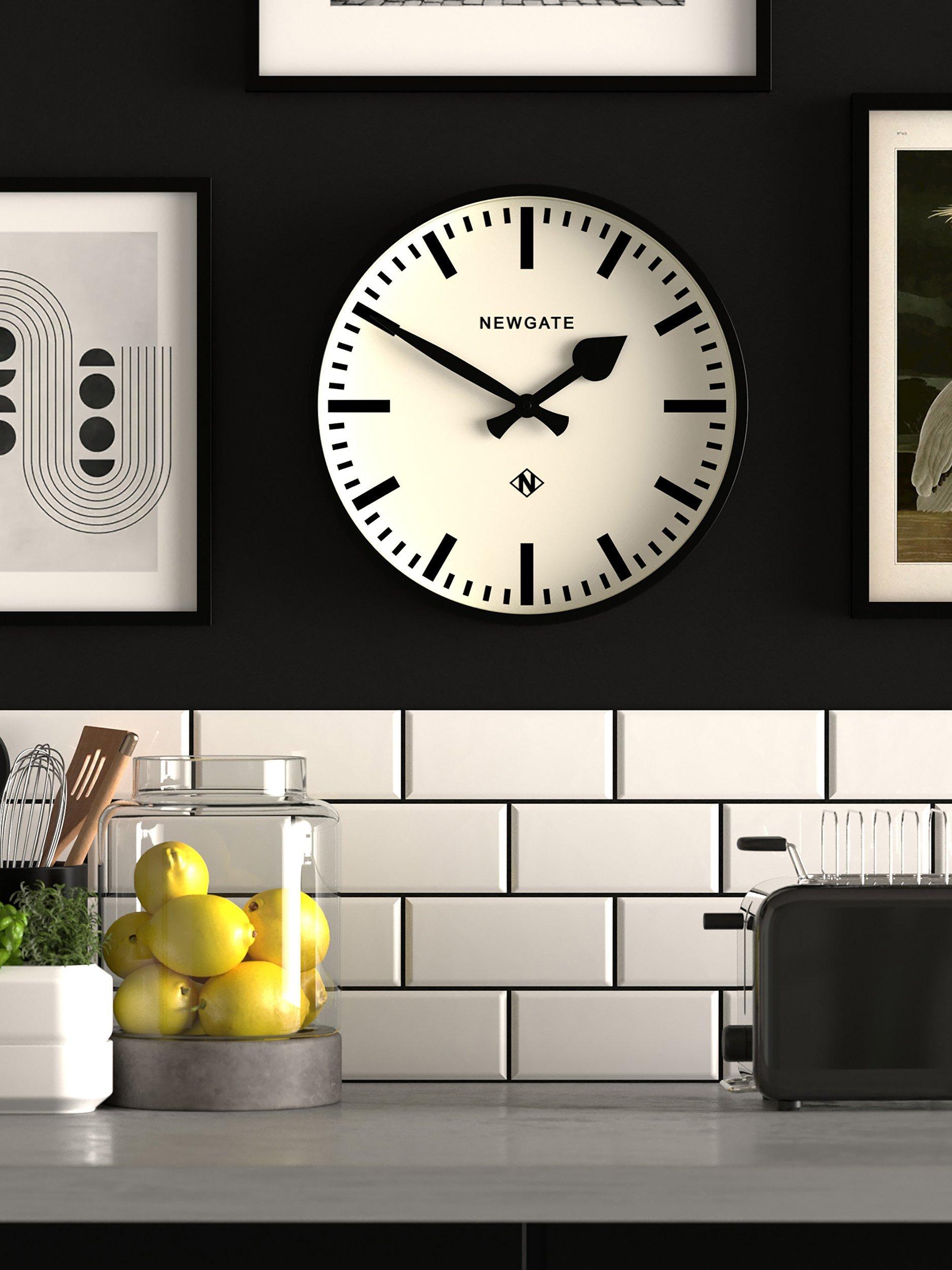 Newgate Clocks Number Three Railway Wall Clock 37cm, imported from the UK